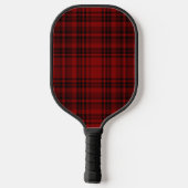 BOERDERIJ RODE GINGHAM GERUITTE PLAID PICKLEBALL PADDLE (Achterkant)