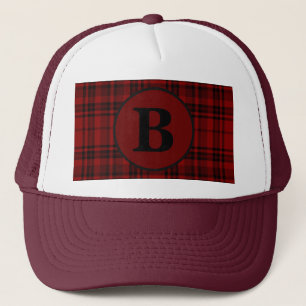BOERDERIJ RODE GINGHAM GERUITTE PLAID TRUCKER PET