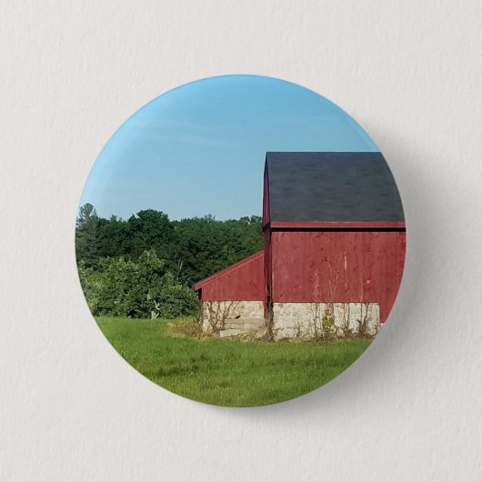 Boerderij Ronde Button 5,7 Cm (Voorkant)