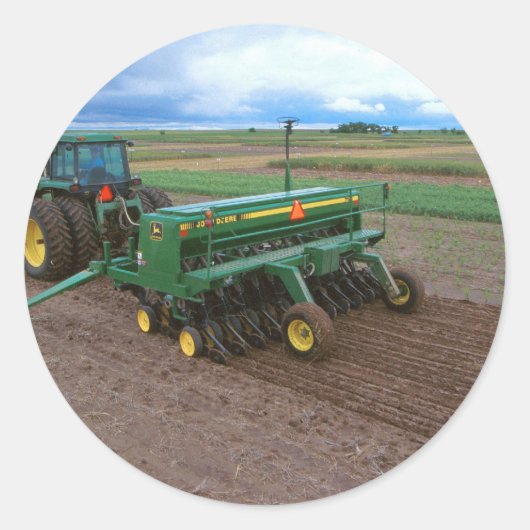 Boerderij Ronde Sticker (Voorkant)