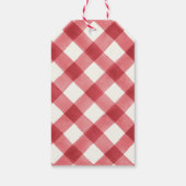 Boerderij Rood meisje of jongere jongen Label Cadeaulabel (Achterkant)