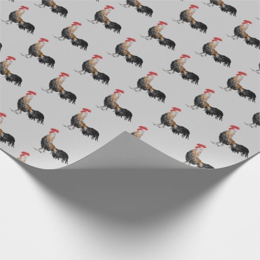 Boerderij Rooster Cadeaupapier (Hoek)