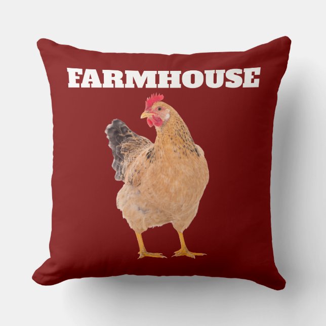 BOERDERIJ ROOSTER ROOD SIERKUSSEN (Voorkant)