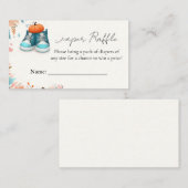 Boerderij Roze Blauw Boho Meisje Jongen Herfst Bab Informatiekaartje (Voorkant / Achterkant)