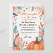 Boerderij Roze Blauw Boho Meisje Jongen Herfst Bab Kaart (Voorkant)