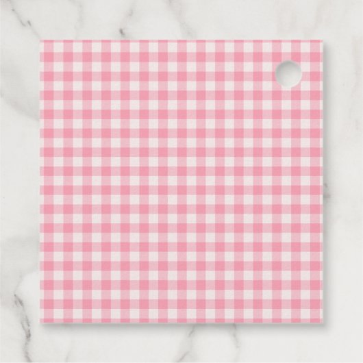 Boerderij Roze Schuur Tractor Verjaardag Dank u Bedankjes Labels (Achterkant)