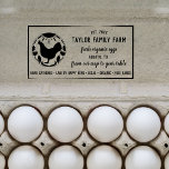 Boerderij  Rustic Chicken Ru Rubberstempel<br><div class="desc">Organic Eggs Family Boerderij  Rustic Chicken,  hand getekend door mij.</div>