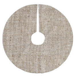 Boerderij Rustiek Bruin Jute Textuur Kerstboom Rok