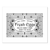 Boerderij Rustiek | Ei Kartonnen Stempel (Afrduk)