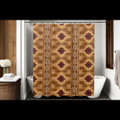 Boerderij rustieke douchegordijnen verticale stijl