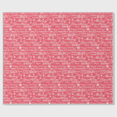 Boerderij Rustieke feestelijke tekst stijl Cadeaupapier (Vlak)