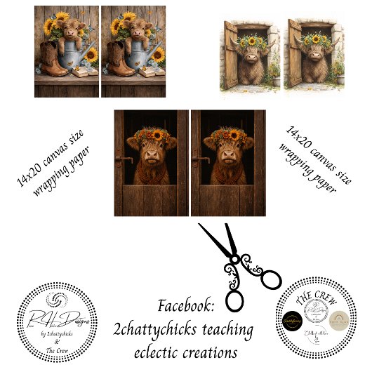 Boerderij Rustieke Schuur Decoupage Inpakpapier Vel