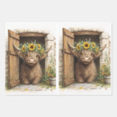 Boerderij Rustieke Schuur Decoupage Inpakpapier Vel (Voorkant 3)