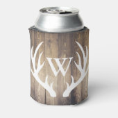 Boerderij Rustieke schuur Hout & Herten Antlers Blikjeskoeler (Blikje Achterkant)