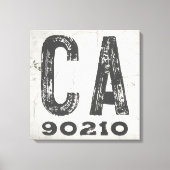 Boerderij rustieke staat postcode Californië Canvas Afdruk (Voorkant)