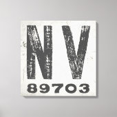 Boerderij rustieke staat postcode Nevada Canvas Afdruk (Voorkant)