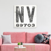 Boerderij rustieke staat postcode Nevada Canvas Afdruk (Insitu (Woonkamer))