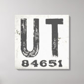 Boerderij rustieke staat Postcode Utah Canvas Afdruk (Voorkant)