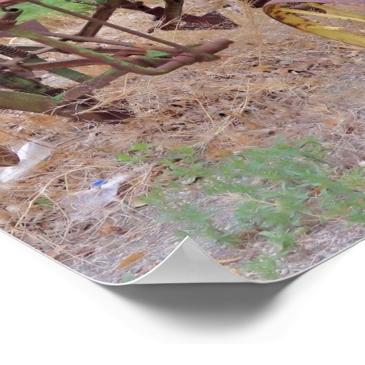 Boerderij Rusty Metal Poster (Hoek)