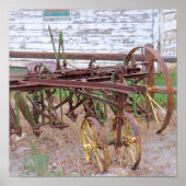  Boerderij Rusty Metal Poster (Voorkant)