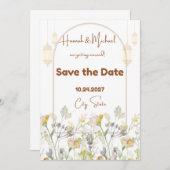 Boerderij Save the Date Kaart (Voorkant / Achterkant)