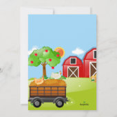 Boerderij Scarecrow Birthday Kaart (Achterkant)