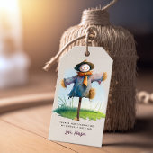 Boerderij Scarecrow Birthday Party Favor Cadeft Cadeaulabel