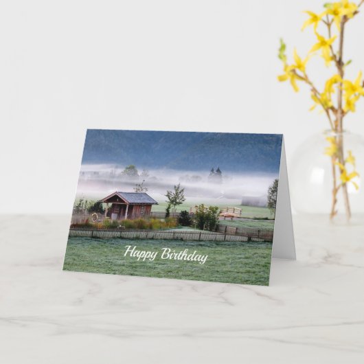 Boerderij Scene 2 Kaart (Gele Bloem)