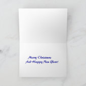 Boerderij Scene Kerst Kaart (Binnen)