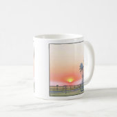 Boerderij Scene op Sunset met Rustic Windmill Koffiemok (Voorkant rechts)