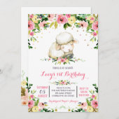 boerderij schaap verjaardagsuitnodiging kaart (Voorkant / Achterkant)