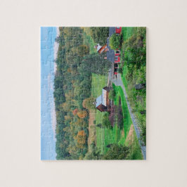 Boerderij schilderachtig Vermont Legpuzzel