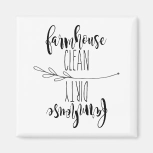 Boerderij Schoon/Vuile Vaatwasser Magneet