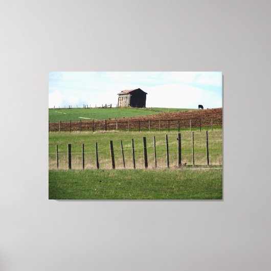 boerderij schoorsteenhek canvas afdruk (Voorkant)