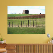 boerderij schoorsteenhek canvas afdruk (Insitu (Woonkamer))