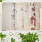 Boerderij schuren Boerderij stijl kunst keuken han Theedoek (Gevouwen)