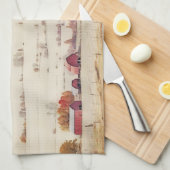 Boerderij schuren Boerderij stijl kunst keuken han Theedoek (Quarter Fold)