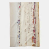 Boerderij schuren Boerderij stijl kunst keuken han Theedoek (Verticaal)