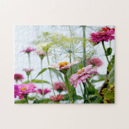 Boerderij Schuur Bloemen Zomer Tuin Fun Legpuzzel