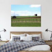 boerderij schuur canvas afdruk (Insitu (Slaapkamer))