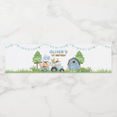 Boerderij, Schuur Dieren, Barnyard, Ranch Water Bo Waterfles Etiket (Enkel label)