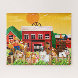 Boerderij Schuur Dieren Puzzel