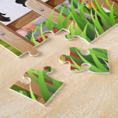 Boerderij Schuur Dieren Puzzel (Zijkant)