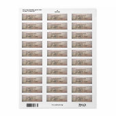 Boerderij - Schuur - Shaker Schuur Etiket (Full Sheet)