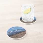 Boerderij Serie-Tetongebergte in Wyoming Zandsteen Onderzetter (Zijkant)