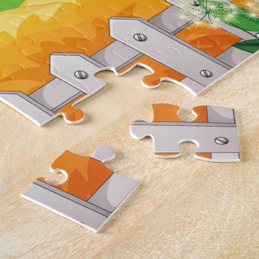 Boerderij Sheep Chicken Baby Duck Puzzle Legpuzzel (Zijkant)