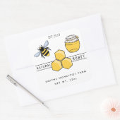 Boerderij shop honingpot etiket kleine onderneming (Envelop)