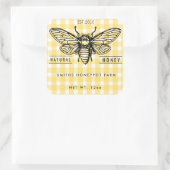 Boerderij shop honingpot etiket kleine onderneming (Tas)