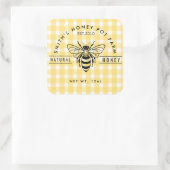 Boerderij shop honingpot etiket kleine onderneming (Tas)