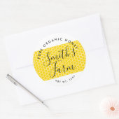 Boerderij shop honingpot etiket kleine onderneming (Envelop)